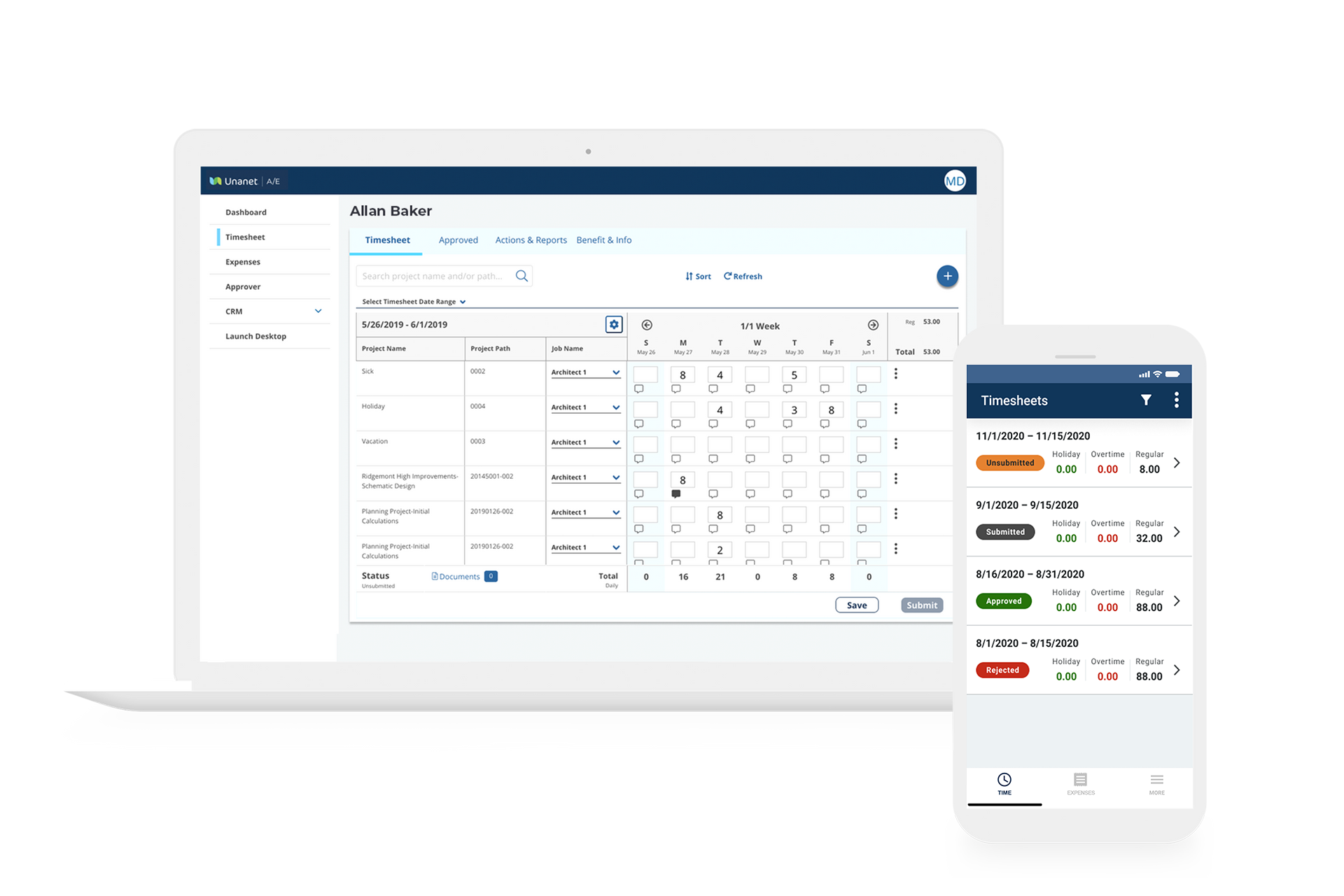 Track Time & Expense ERP for AE