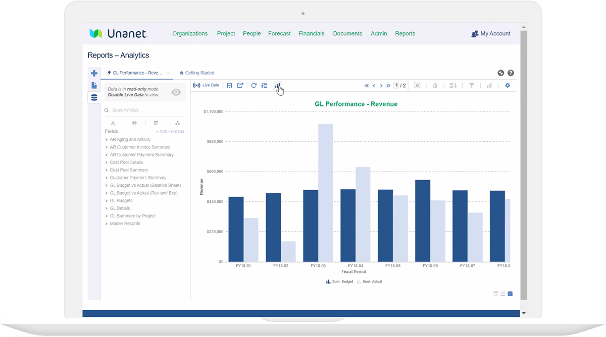 unanet-erp-govcon-analytics-screenshot-1